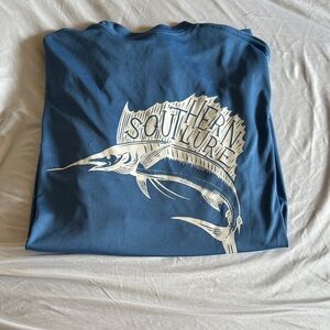 Southern Culture Men's Long Sleeve Tee - Blue